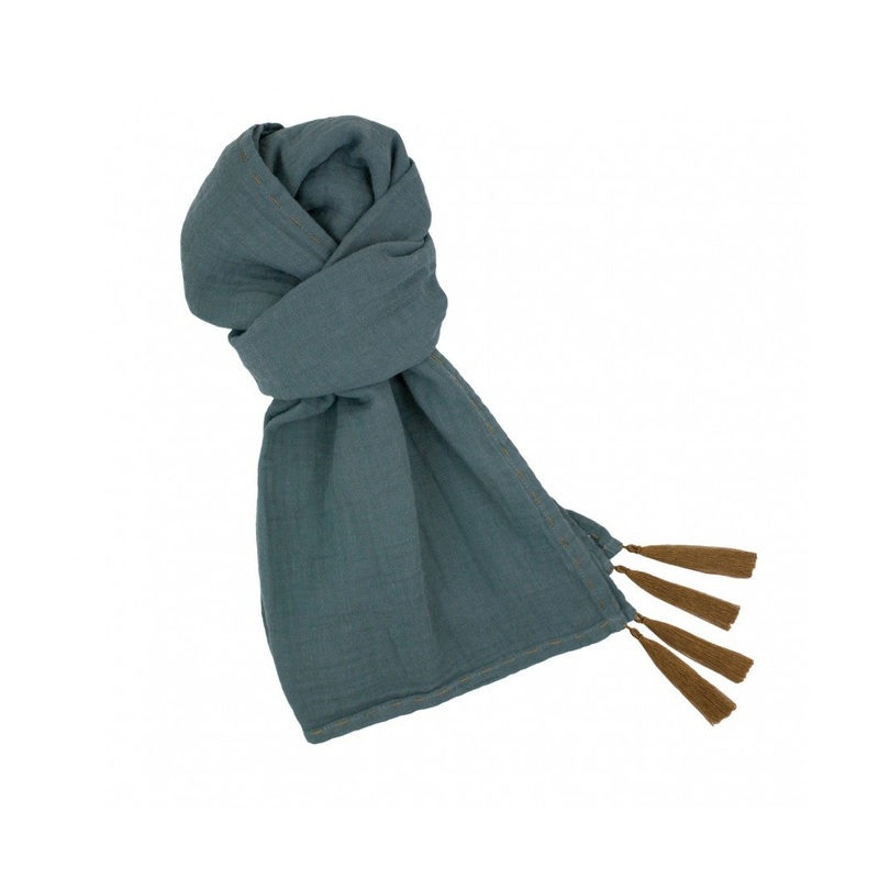 Numero 74 Ice Blue Woman Scarf