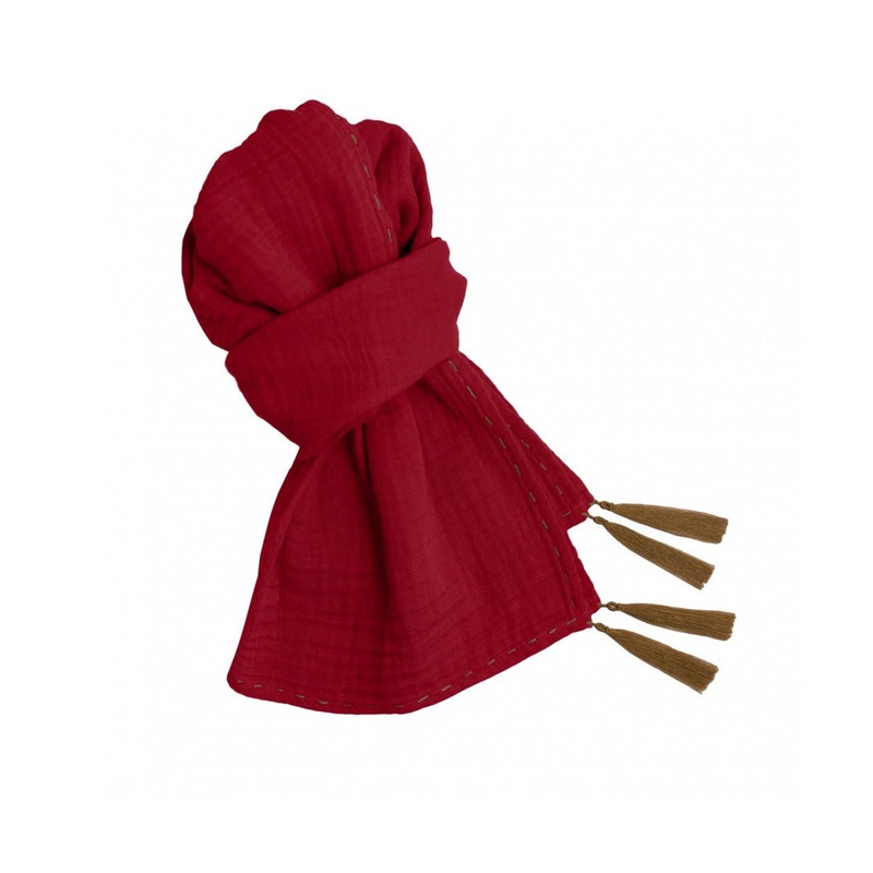 Numero 74 Ruby Red Woman Scarf