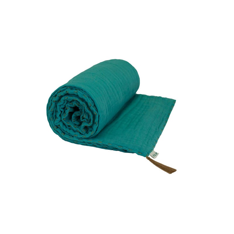 Numero 74 Summer Blanket Aqua Blue