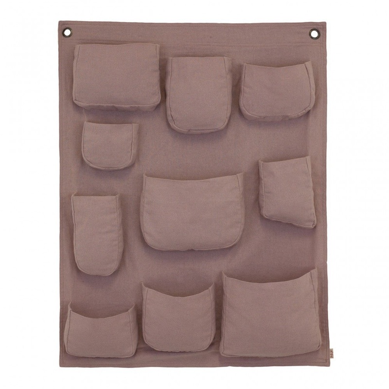 Numero 74 Wall Pocket - Dusty Pink