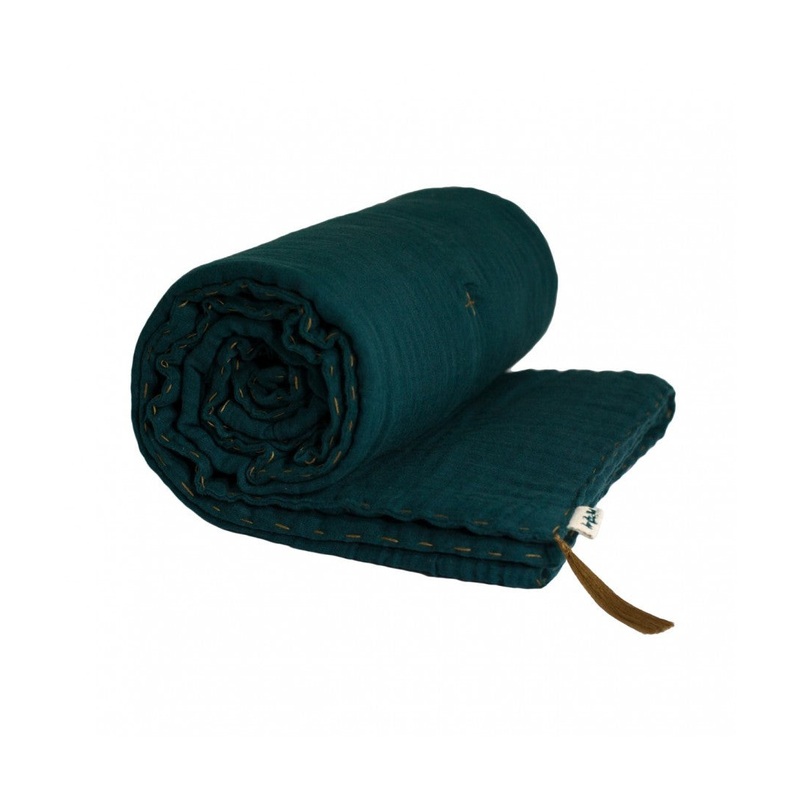 Numero 74 Winter Blanket - Teal Blue