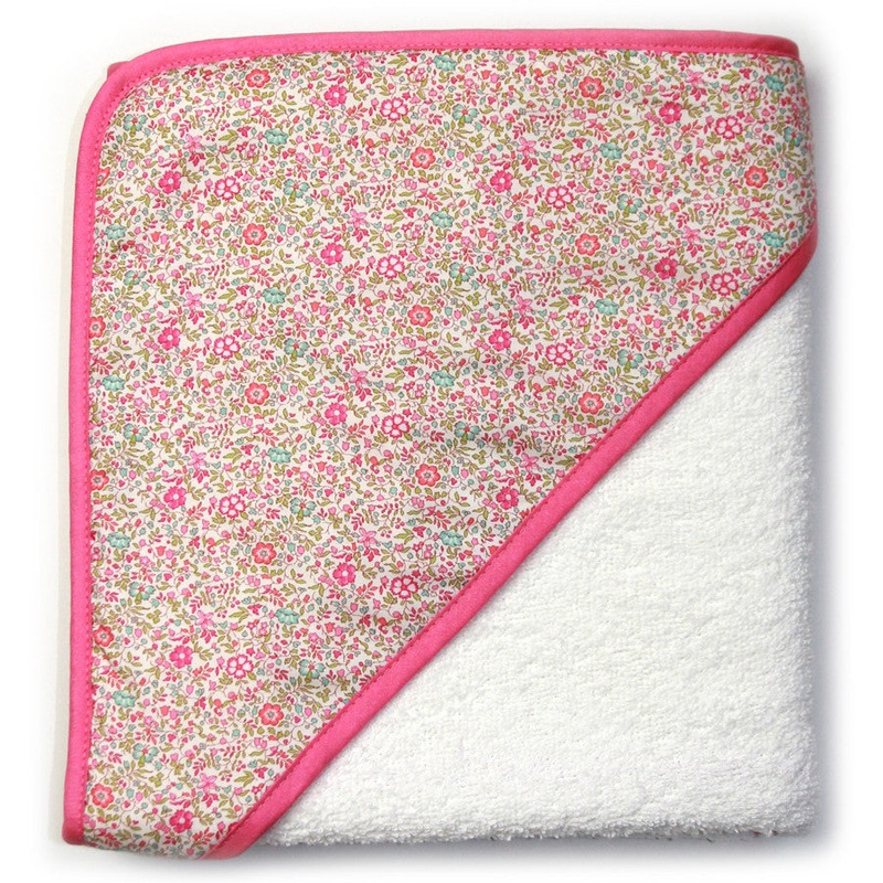 Barnabe Katie Bath Towel with Liberty Fabric Hood