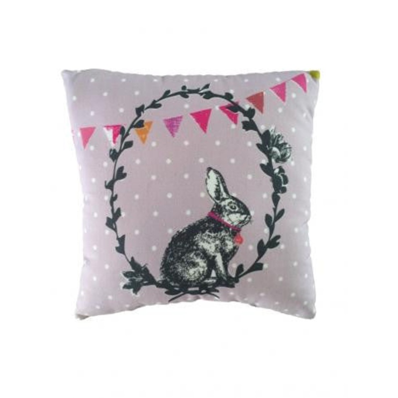 Barnabe Rabbit Musical Cushion - Purple