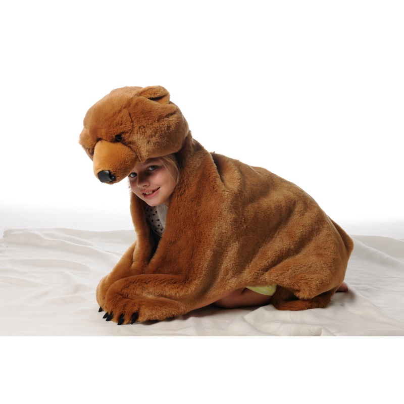 BiBiB & Co Plush Trophy - Disguise Light Brown Bear
