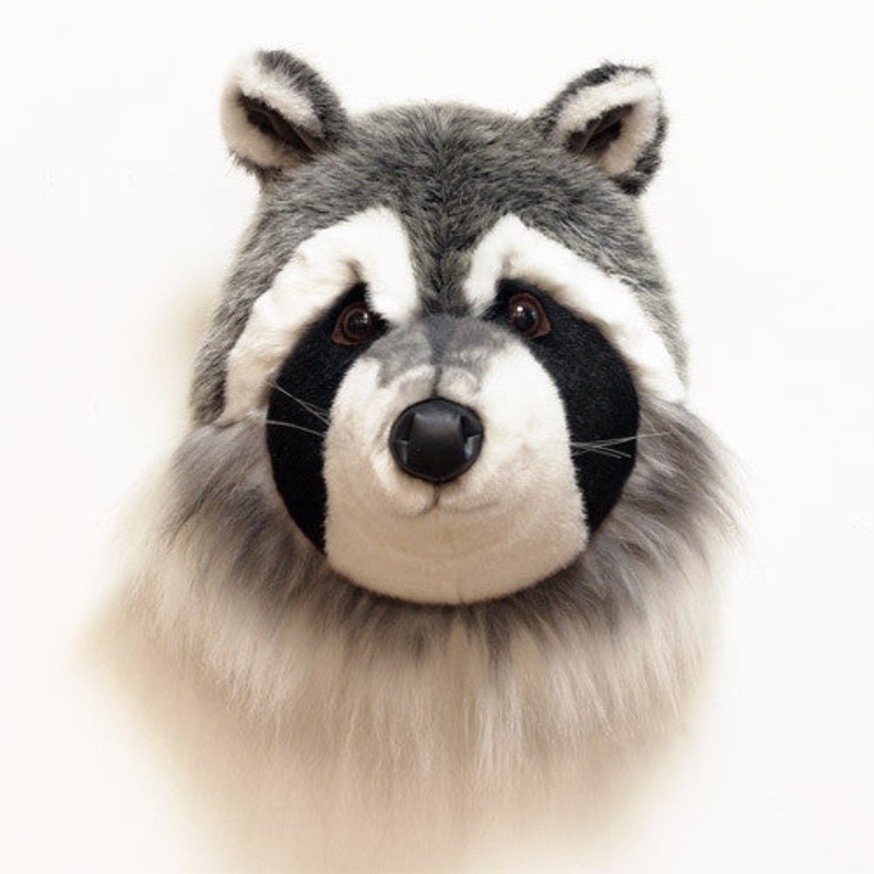 BiBiB & Co Plush Trophy - Raccoon