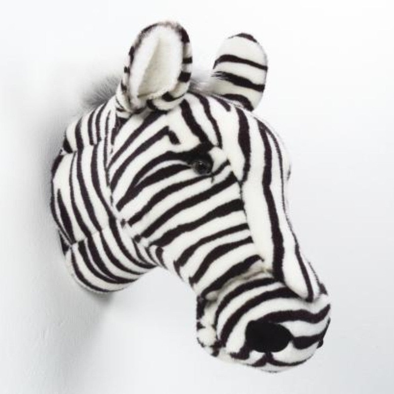 BiBiB & Co Plush Trophy - Zebra