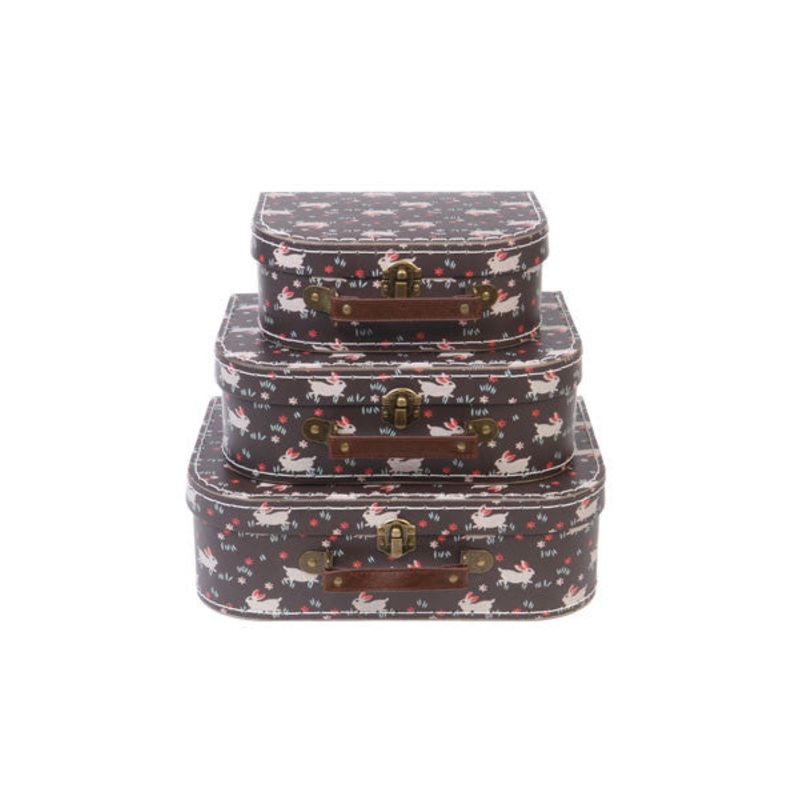 RJB Stone Black Hare Suitcase