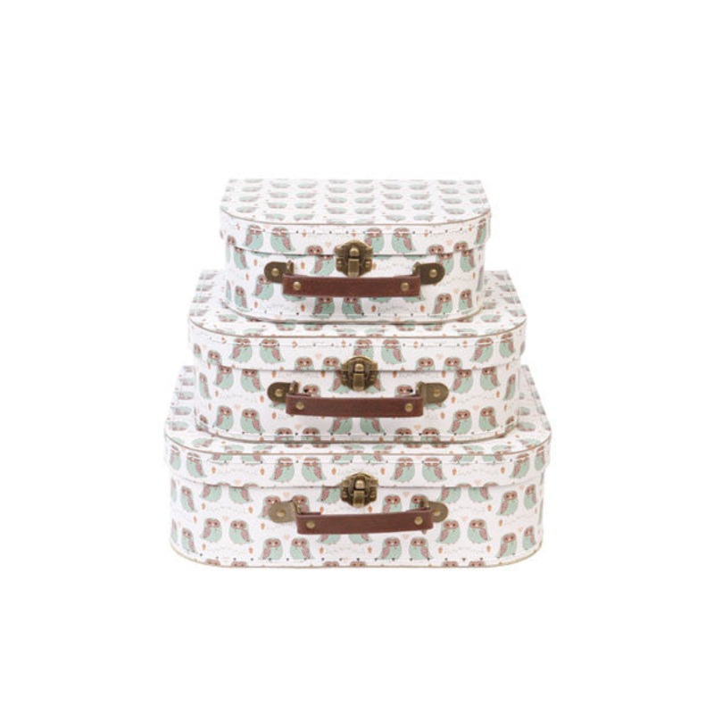 RJB Stone Forest Owl Suitcase