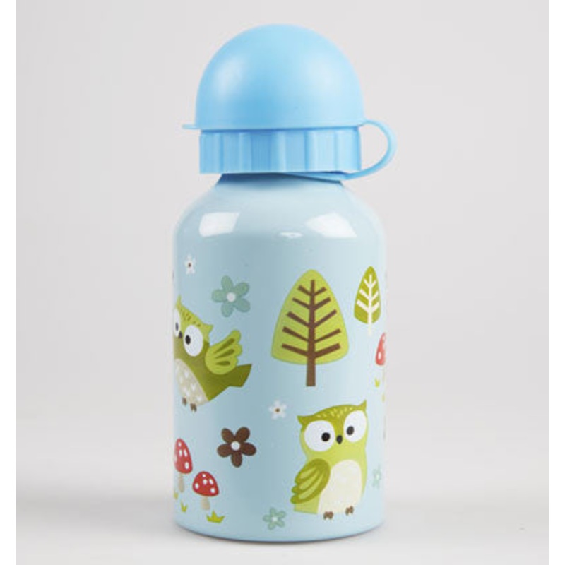 RJB Stone Water Bottle - Forest Owl