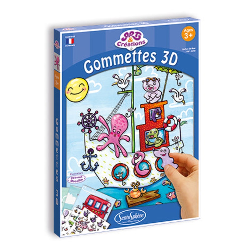 Sentosphre Gommettes 3D - Animals