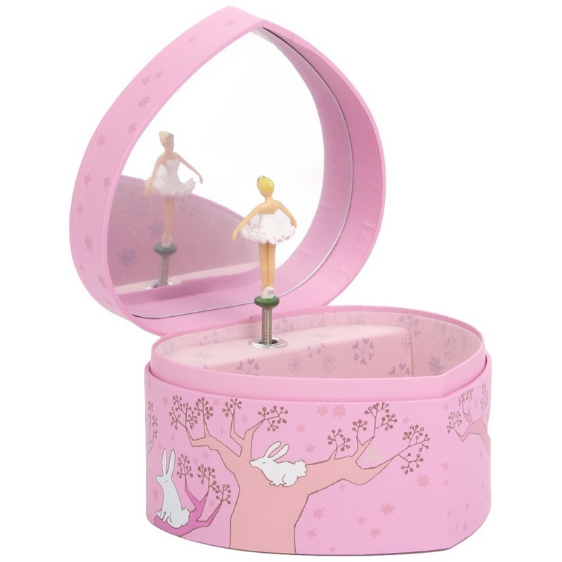 Trousselier Girl on the Tree Ballerina Figurine Music Box