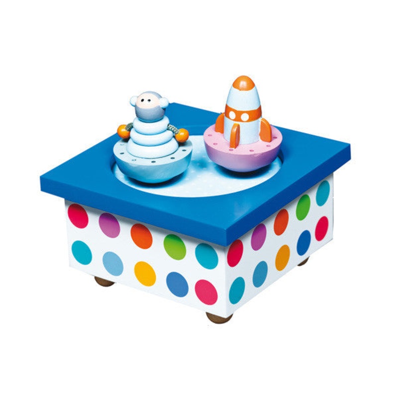 Trousselier Rocket Musicial Wooden Box