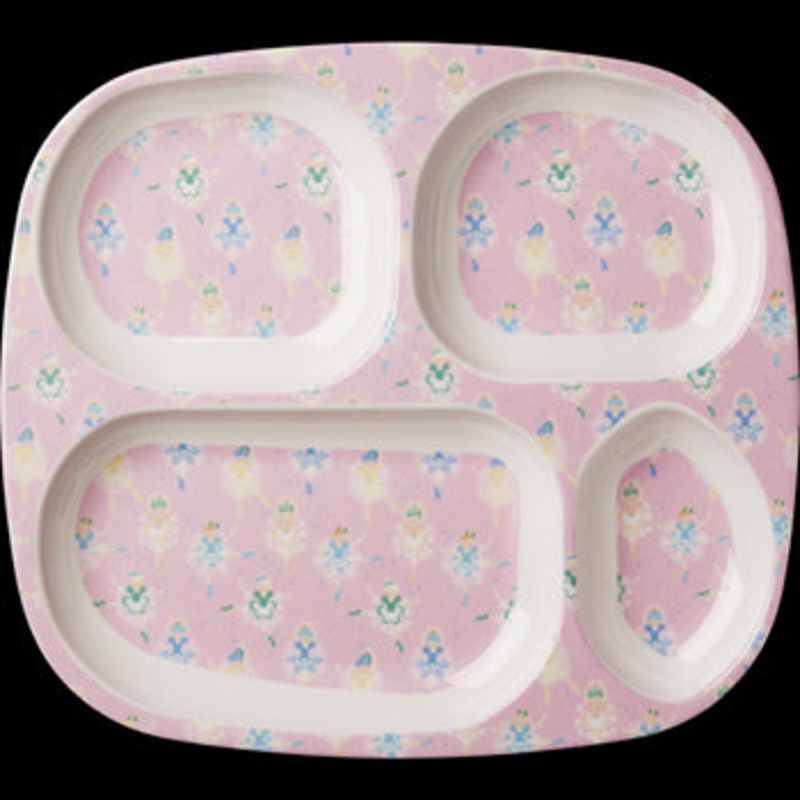 Rice DK Ballet Dancer 4-Room Plate