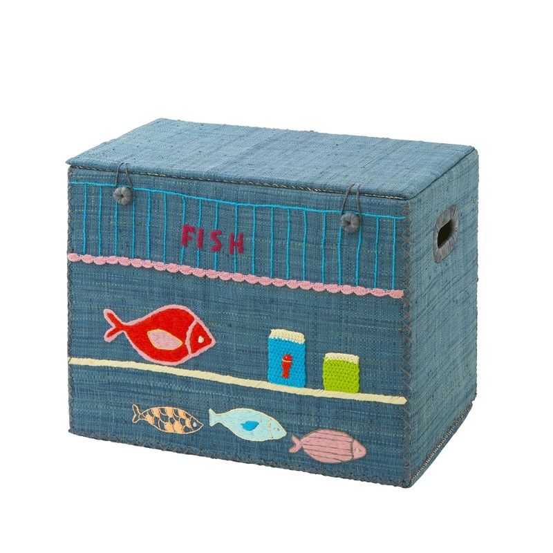 Rice DK Fish Shop Small Foldable Basket