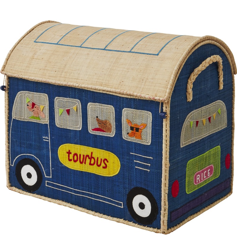 Rice DK Happy Camper Large Toy Basket