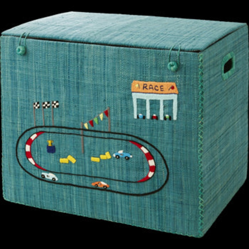 Rice DK Race Track Large Foldable Basket