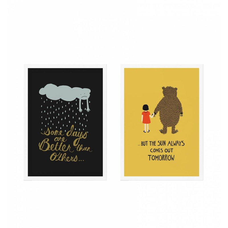 Rifle Paper Co Better Days Art Print - Set of 2