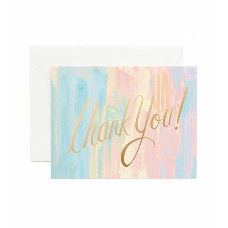 Rifle Paper Co Watercolor Thank You Card