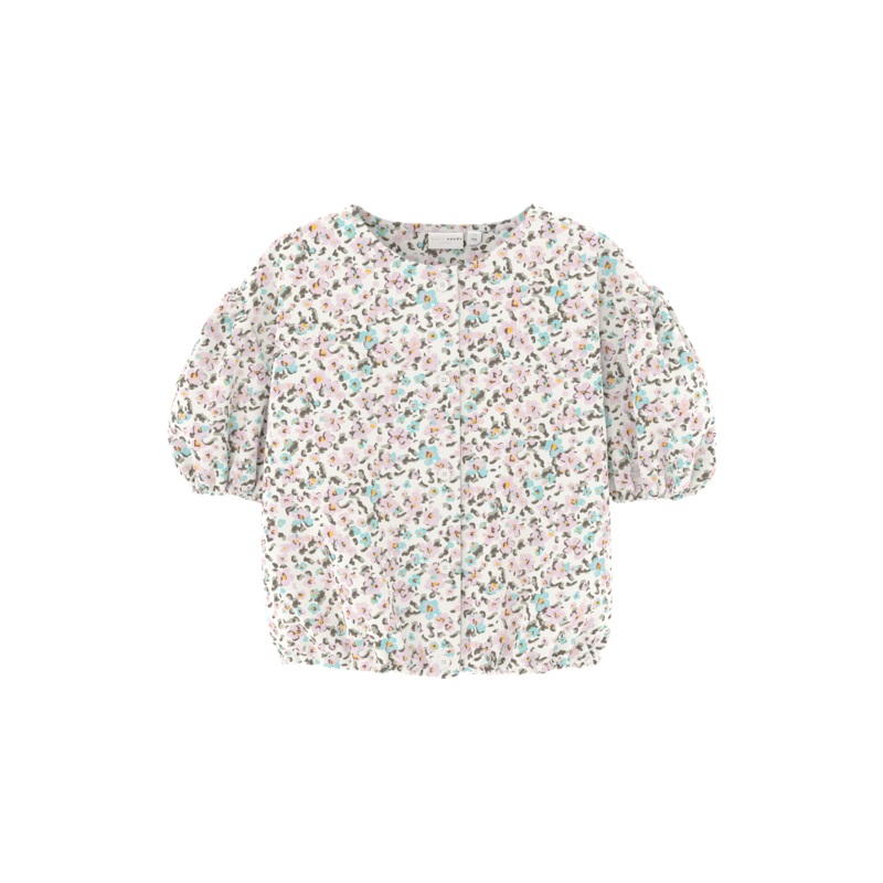 NKFVELMA Top - Bright White|116|122/128|134/140|146/152