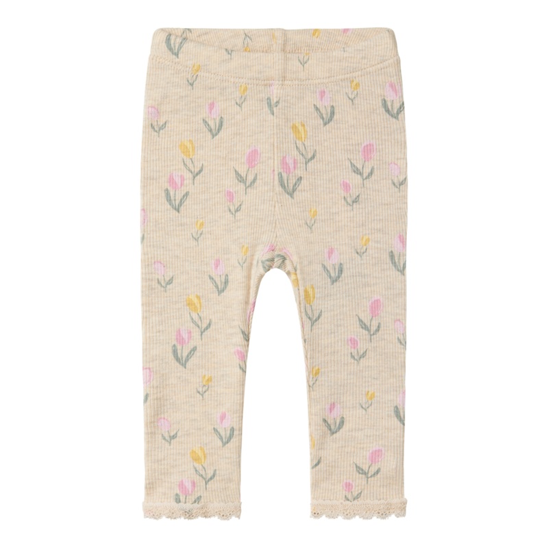 NBFFLOWERKAB Leggings - Peyote Melange