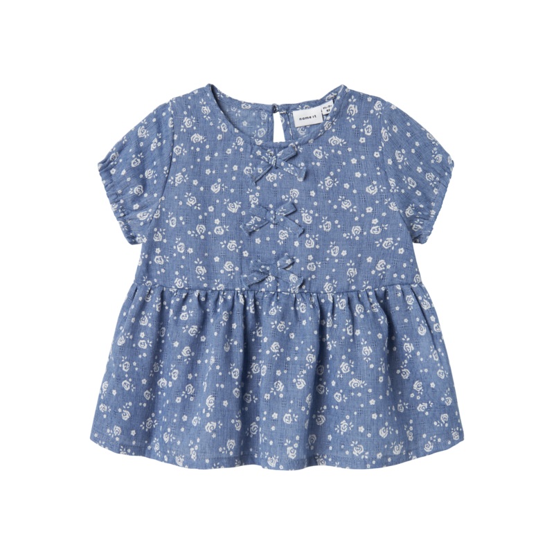NMFHAGY Top - Bleached Denim|92|98|104|110|116