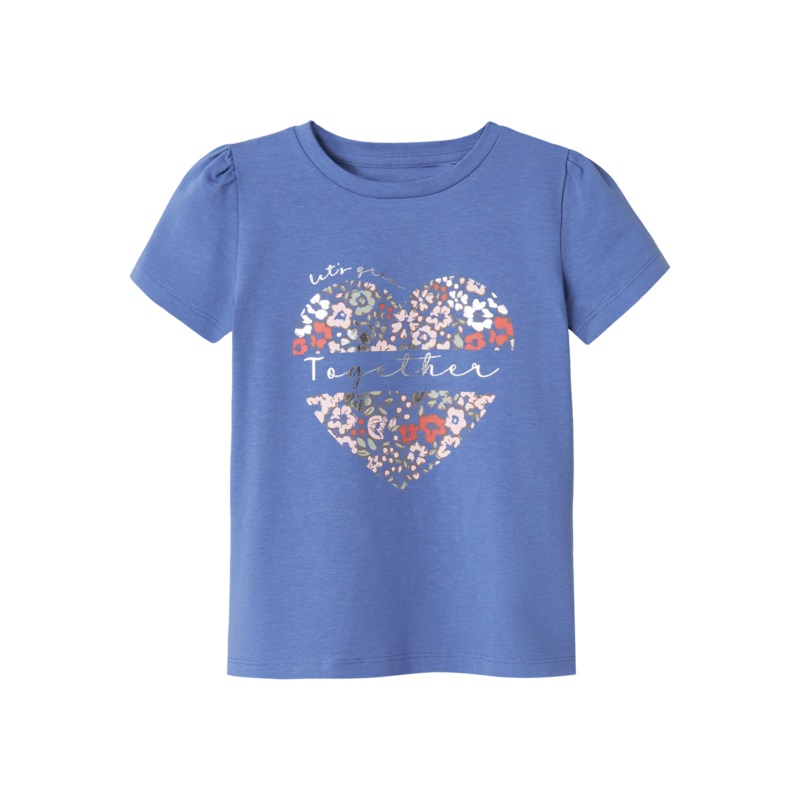 NMFHNANNA Top - Bleached Denim