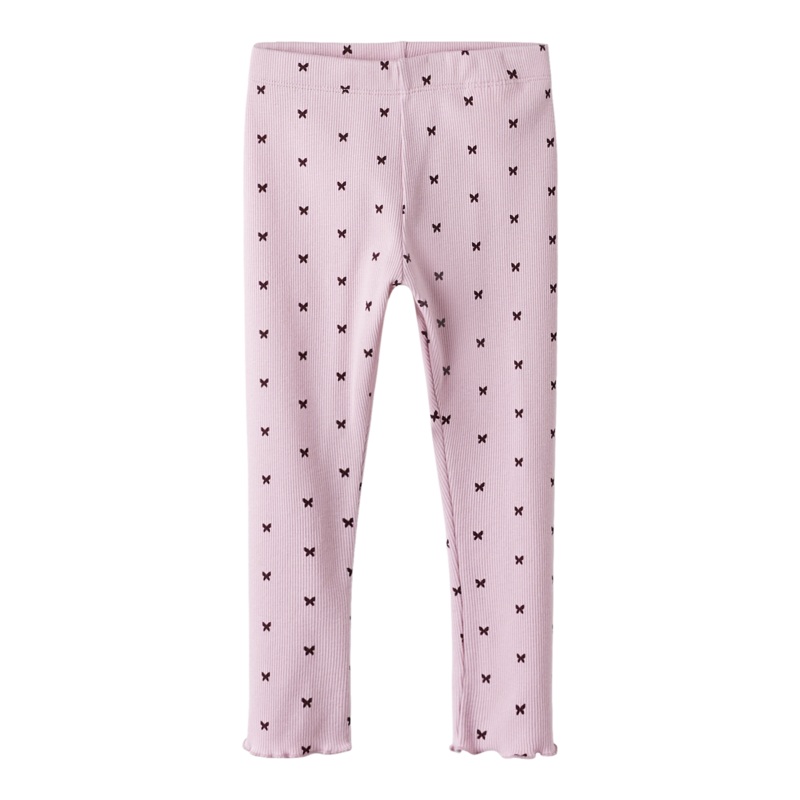 NMFKARLIA Leggings - Bleached Mauve