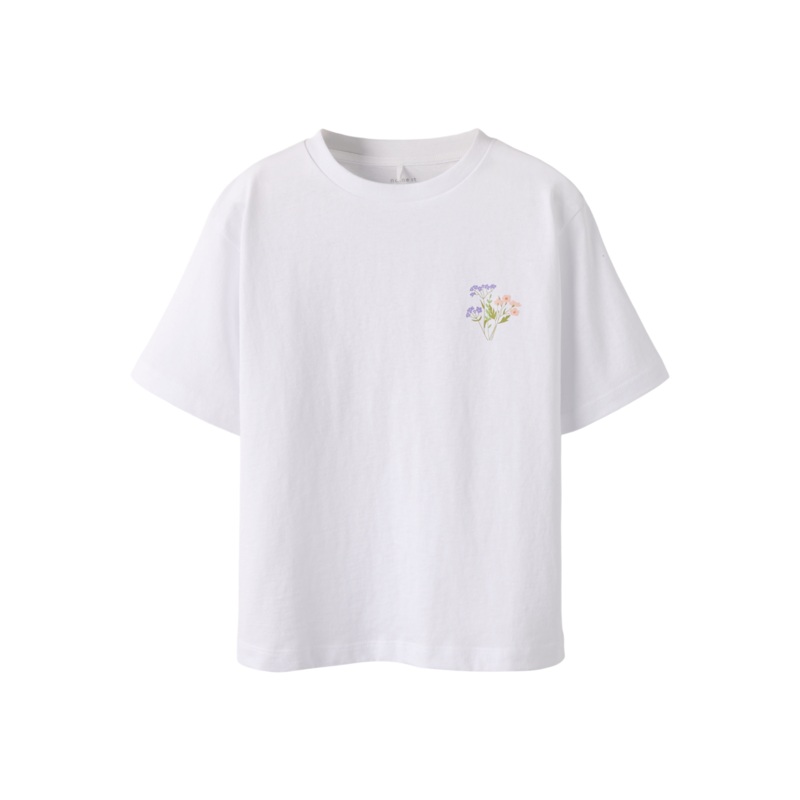 NKFKATRINE Top - Bright White|116|122/128|134/140|146/152