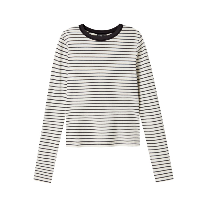 NLFHINAJA Top - Dark Grey Melange