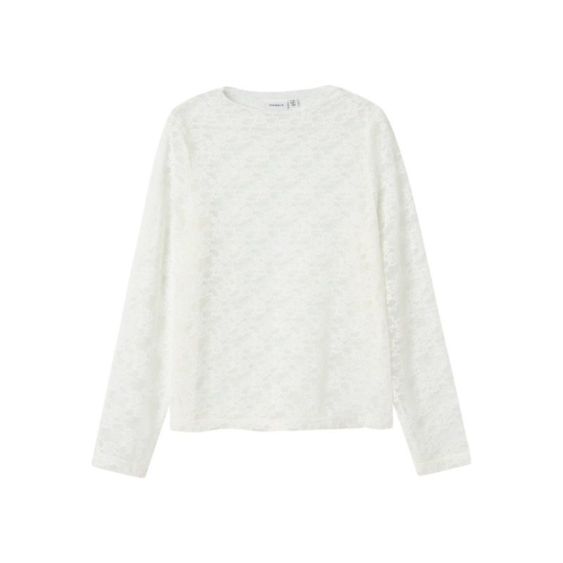 NKFNACE Top - Cloud Dancer|116|122/128|134/140|146/152