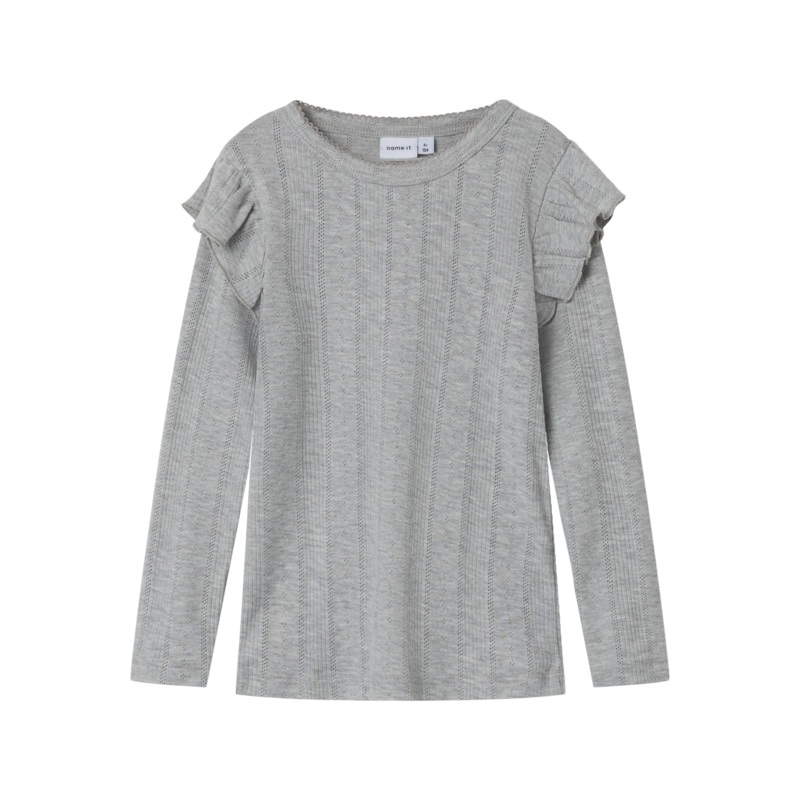 NMFJULIA Top - Grey Melange|92|98|104|110|116