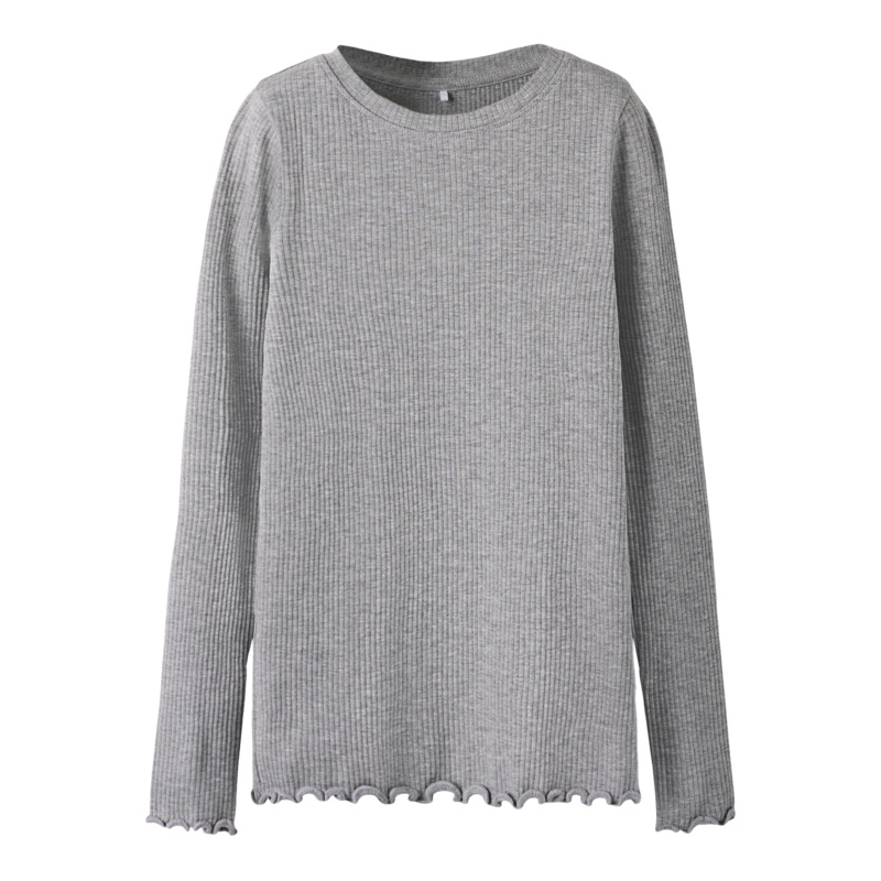 NKFOLISA Top - Grey Melange|116|122/128|134/140|146/152