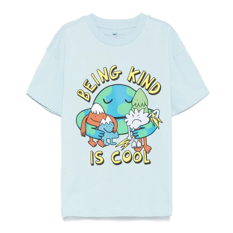 Stella McCartney Kids Being Kind Print T-shirt