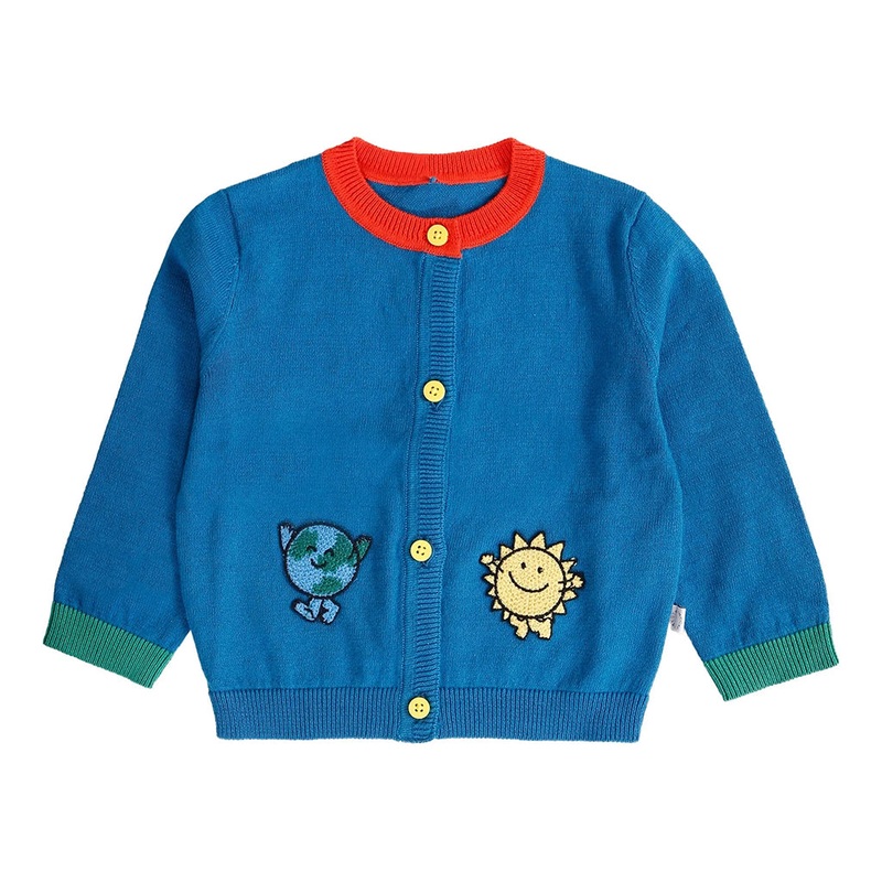Stella McCartney Kids Earth Characters Knit Cardigan