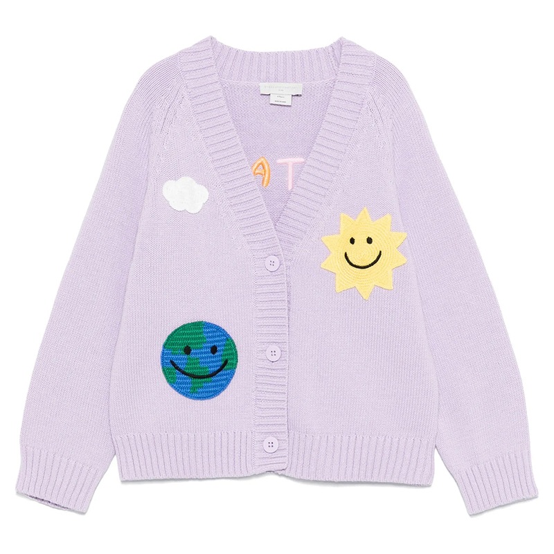 Stella McCartney Kids Earth Gang Knit Cardigan
