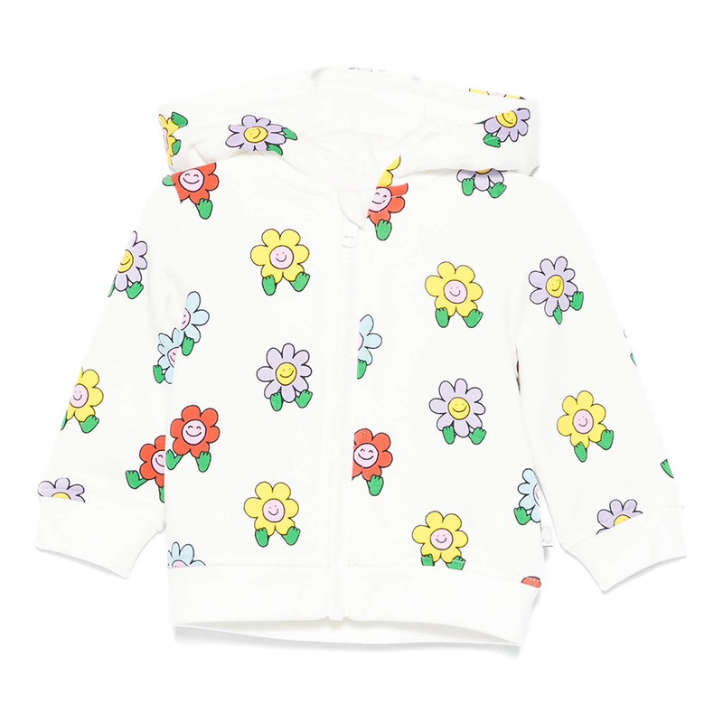 Stella McCartney Kids Flowers All-Over Print Fleece Sweatshirt