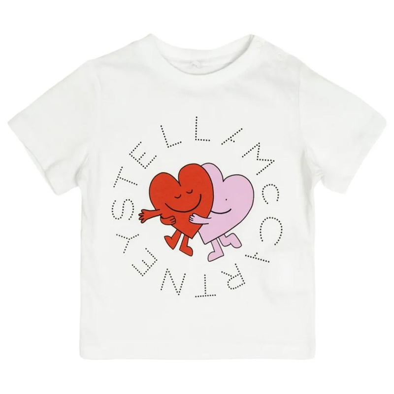 Stella McCartney Kids Hearts Print T-shirt