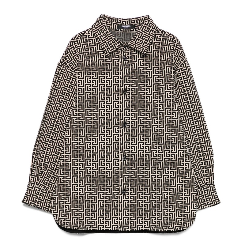 Balmain Kids Shirt|Black|4 Years|6 Years|8 Years|10 Years|12 Years|14 Years