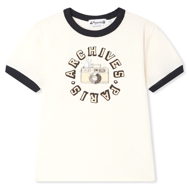 Bonpoint Akiva T-shirt|Ivory|4 Years|6 Years|8 Years|10 Years|12 Years|14 Years