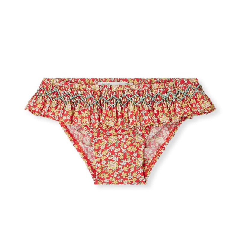 Bonpoint Avita Swimsuit|Red|12 Months|18 Months|2 Years|3 Years