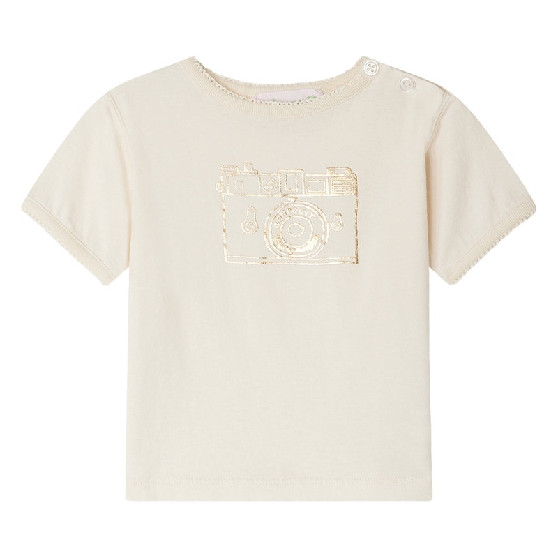 Bonpoint Dom T-shirt|Ivory|6 Months|12 Months|18 Months|2 Years|3 Years