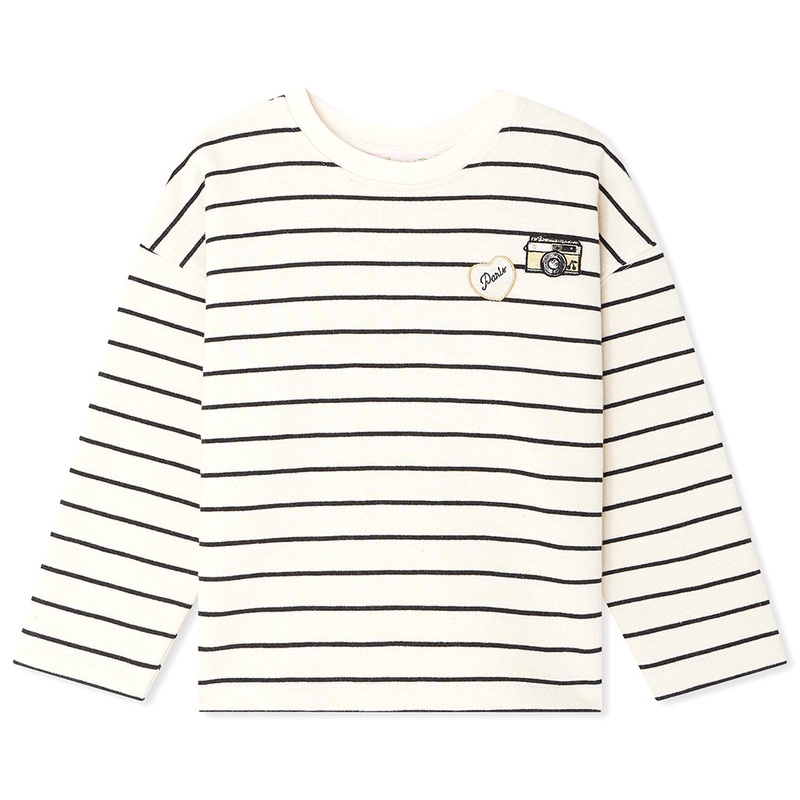 Bonpoint Gaya Sweatshirt|Ivory|4 Years|6 Years|8 Years|10 Years|12 Years|14 Years
