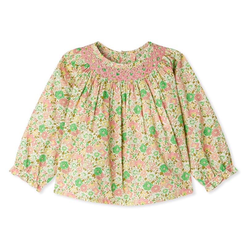 Bonpoint Griotte Smockee Blouse