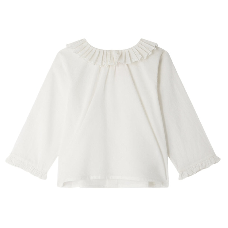 Bonpoint Joliette Blouse|Ivory|6 Months|12 Months|18 Months|2 Years|3 Years