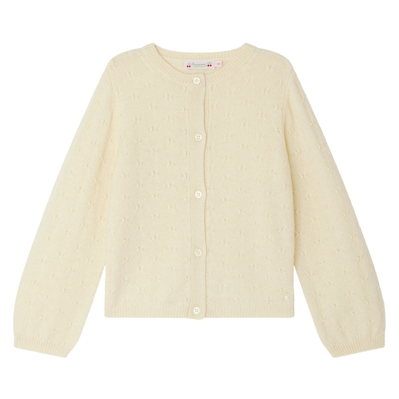 Bonpoint Jorna Cardigan|Yellow|4 Years|6 Years|8 Years|10 Years|12 Years|14 Years