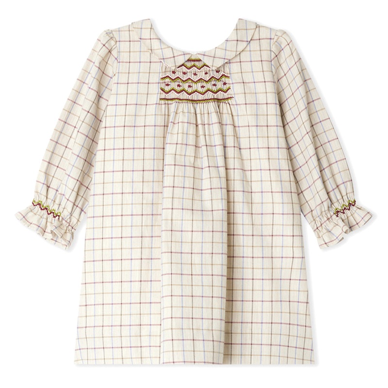 Bonpoint Juju Dress|Multi-Colored|6 Months|12 Months|18 Months|2 Years|3 Years