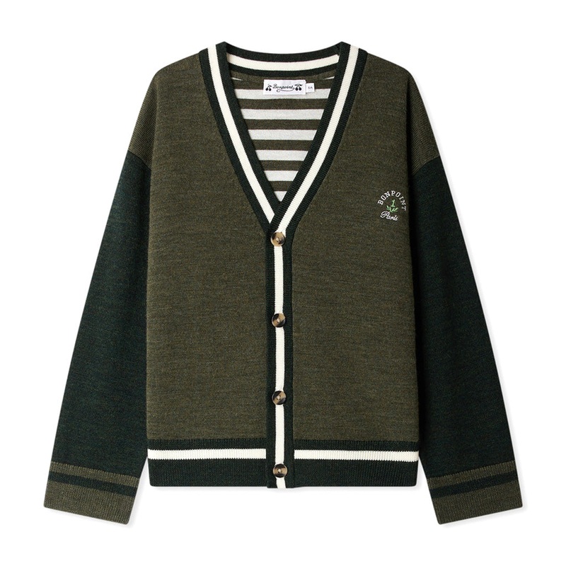 Bonpoint Julian Cardigan|Grey|4 Years|6 Years|8 Years|10 Years|12 Years|14 Years