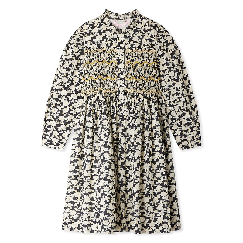 Bonpoint Juliane Dress|Multi-Colored|4 Years|6 Years|8 Years|10 Years|12 Years|14 Years