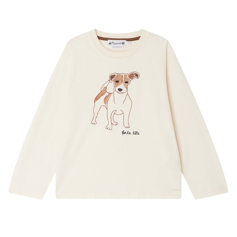 Bonpoint Tadda T-shirt|Ivory|4 Years|6 Years|8 Years|10 Years|12 Years|14 Years