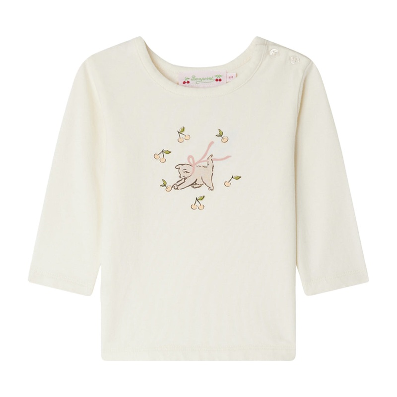 Bonpoint Tahsina T-shirt|Ivory|6 Months|12 Months|18 Months|2 Years|3 Years